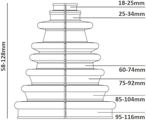 Universal split joint - split, cv